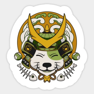 Samurai Neko Sticker